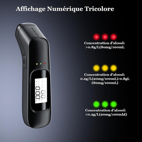 Image of Etilometro Alcol Test Portatile Digitale Professionale Ricaricabile - Offershop.it