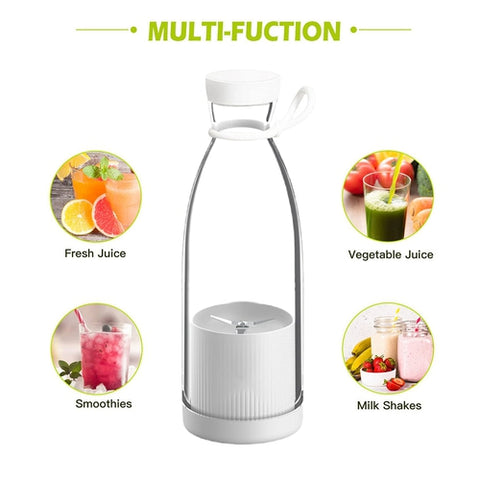 Image of Mini Frullatore Portatile Ricaricabile USB 420ml Multifunzione - Offershop.it