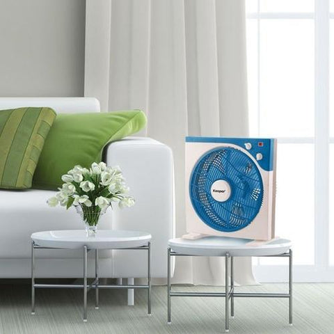 Image of Ventilatore Box 45w 5 Pale 30cm Tavolo Terra 3 Velocità - Offershop.it