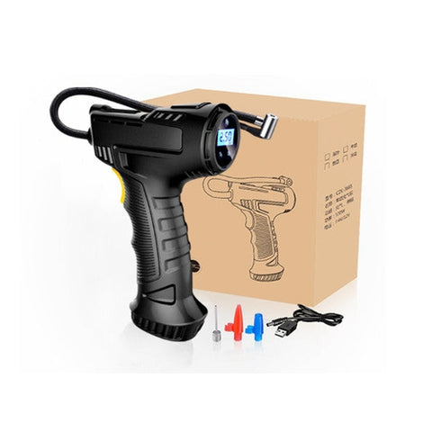 Image of Compressore Aria Portatile Senza Fili Ruote Penumatici Auto Moto Bici - Offershop.it