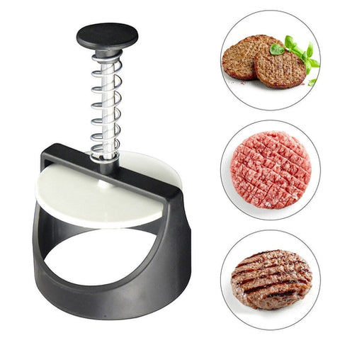 Image of Stampo Pressa Hamburger Carne Panino Formina Cucina Barbecue - Offershop.it