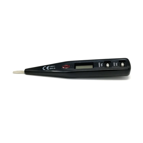 Cercafase Tester Digitale Display Lcd Luce Led Corrente Elettrica Tensione - Offershop.it