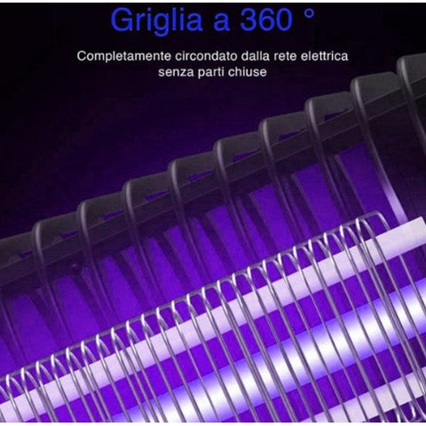 Image of Zanzariera Elettrica Lampada Led UV 3W Trappola Antizanzare Insetti Mosche - Offershop.it