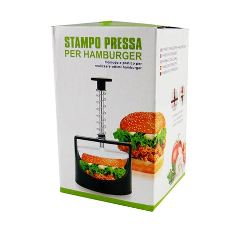Image of Stampo Pressa Hamburger Carne Panino Formina Cucina Barbecue - Offershop.it