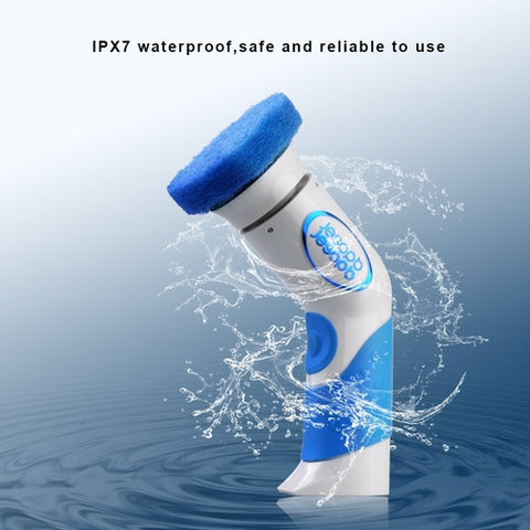 Image of Spazzola Rotante Elettrica Senza Fili Portatile Impermeabile Pulizia Casa - Offershop.it