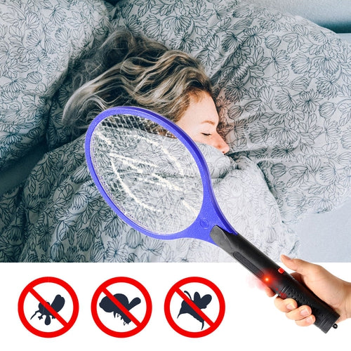 Racchetta Anti Ammazza Uccidi Fulmina Zanzare Elettrica Ricaricabile - Offershop.it