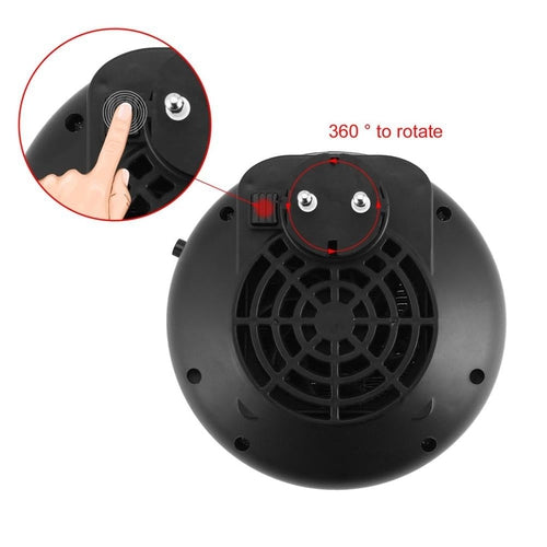 Mini Stufa Elettrica Portatile Tonda 900W Display Led Regolabile 15/32 gradi - Offershop.it