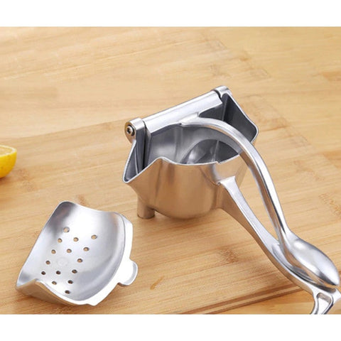 Image of Spremiagrumi Manuale Lega Alluminio Zincato Frutta Arance Limoni Meloni - Offershop.it