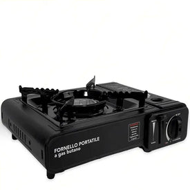 Fornello Gas Butano Fornetto Portatile Campeggio Giardino Valigia inclusa - Offershop.it