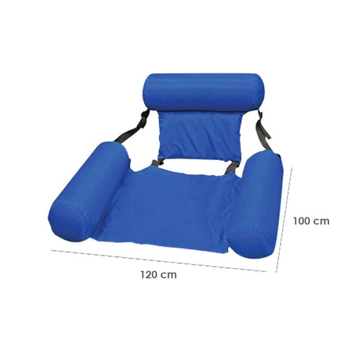 Sedia Sdraio Gonfiabile Galleggiante Mare Piscina Lago Pieghevole Relax - Offershop.it