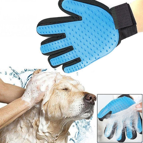 Image of Guanto Spazzola Massaggiante Rimozione Peli Cane Gatto Animale Domestico - Offershop.it