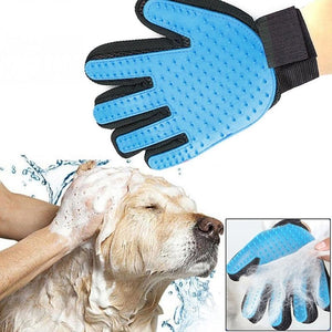 Guanto Spazzola Massaggiante Rimozione Peli Cane Gatto Animale Domestico - Offershop.it