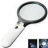 Lente Ingrandimento 3 Luci Led 2 in 1 3X 45X Illuminata Portatile Tascabile - Offershop.it