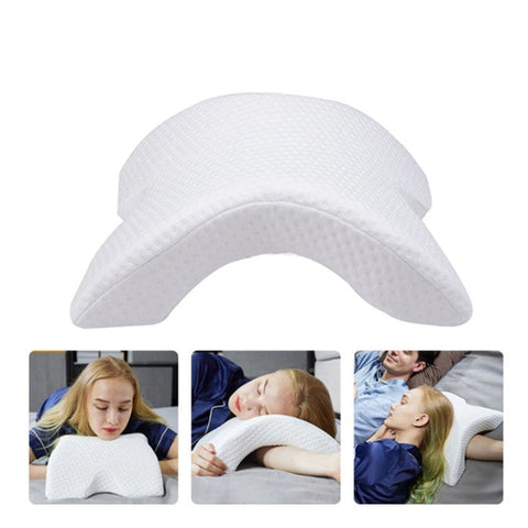 Image of Cuscino Cervicale Arco Curvo Memory Foam Ergonomico Anti Pressione Braccia - Offershop.it