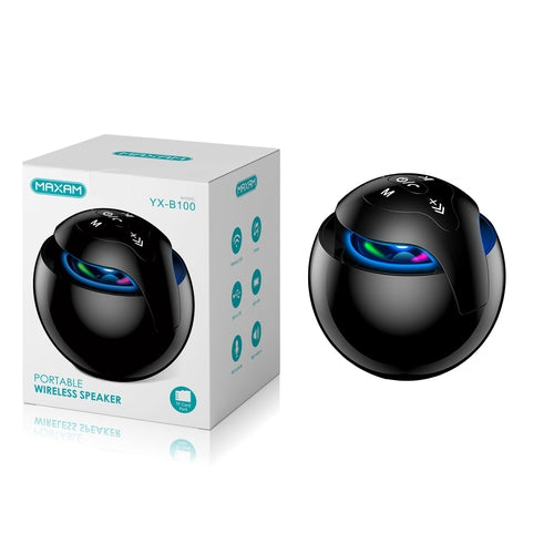 Cassa Speaker Bluetooth 5.0 Senza Fili Effetto Luce Colori Musica Mp3 USB - Offershop.it