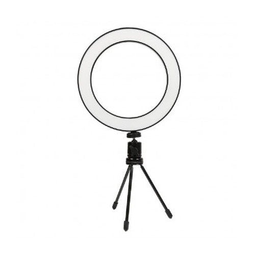 Luce Anello Led 16cm USB Treppiede 3 Luci Video Foto Selfie Cellulare - Offershop.it