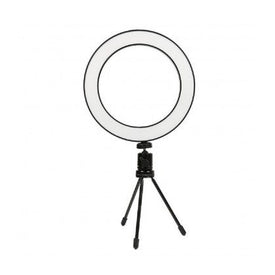 Luce Anello Led 16cm USB Treppiede 3 Luci Video Foto Selfie Cellulare - Offershop.it