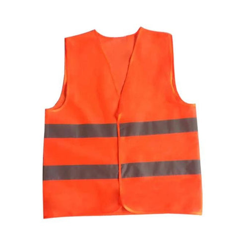 Image of Gilet Giubotto Giubbino Arancione Catarifrangente Riflettente Emergenza - Offershop.it