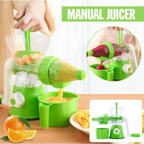 Image of Estrattore Succo Manuale Spremiagrumi Multifunzione Frutta Verdura Gelato - Offershop.it