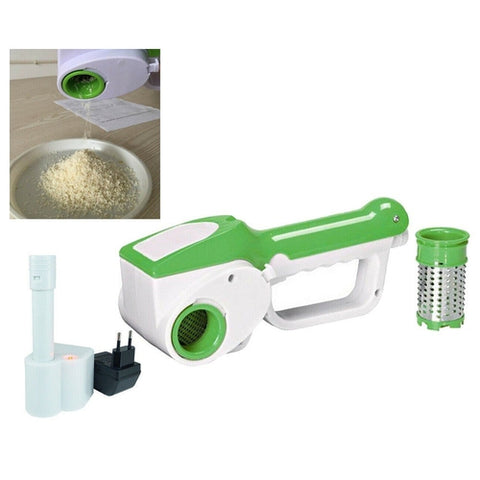 Image of Grattugia Elettrica Ricaricabile Senza Fili Formaggio Pane Frutta Secca - Offershop.it