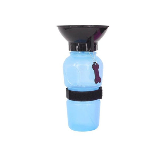 Borraccia Bottiglia Dispencer Ciotola Acqua Portatile 400ml Cane Gatto - Offershop.it
