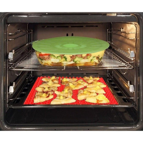 Image of Tappetino Silicone Forno Antiaderente Piramidale Riutilizzabile Microonde - Offershop.it