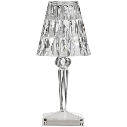 Image of Lampada Led Touch Senza Fili Ricaricabile Effetto Cristallo Diamante - Offershop.it