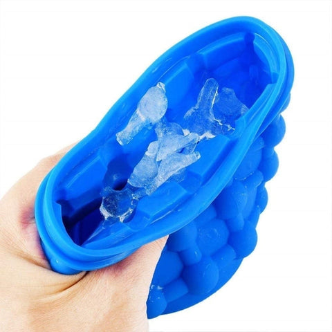 Image of Secchiello Cestello Cesto Crea Cubetti Ghiaccio Porta Bevande Silicone - Offershop.it