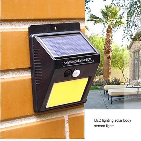 Image of Lampada Luce Energia Solare 48 Led Sensore Movimento Impermeabile Esterno - Offershop.it