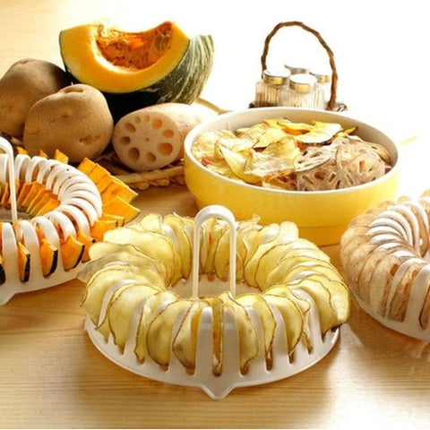 Image of Affetta Taglia Cuoci Patate Forno Microonde Non Fritte Senza Oli Grassi - Offershop.it