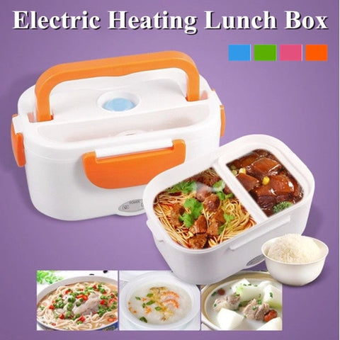 Image of Scaldavivande Termico Porta Alimenti Cibo Elettrico Lunch Box Portatile 220V - Offershop.it
