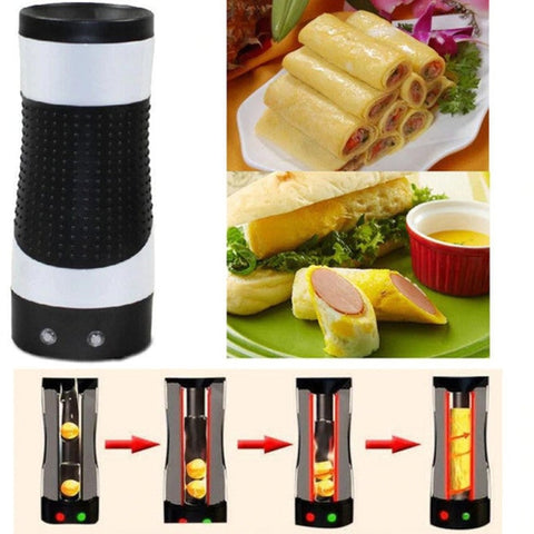 Image of Cuoci Uova Elettrico Cucina Uovo Cottura Verticale Egg Master Omelette - Offershop.it
