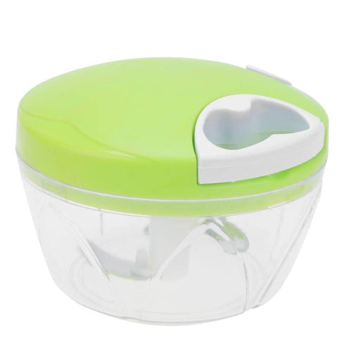 Tritatutto Manuale Affetta Verdure Frutta Carne 3 Lame Acciaio Corda - Offershop.it