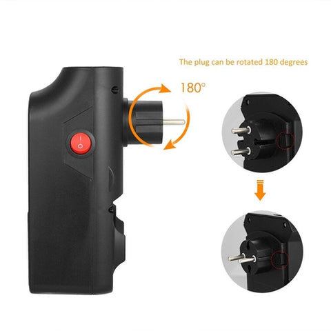 Image of Mini Stufa Elettrica Effetto Camino Legna Fuoco 500W Telecomando 15/32 gradi - Offershop.it