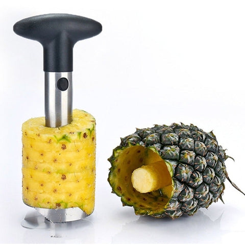 Image of Taglia Affetta Sbuccia Ananas Sbucciananas Acciaio Inox Maniglia Ergonomica - Offershop.it