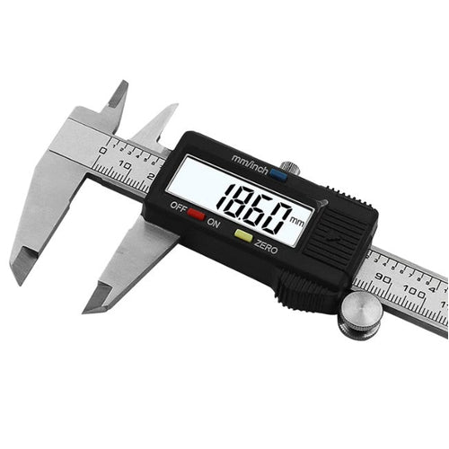Calibro Digitale Precisione Micrometro 150 mm 6 Pollici Acciaio Inox Temprato - Offershop.it