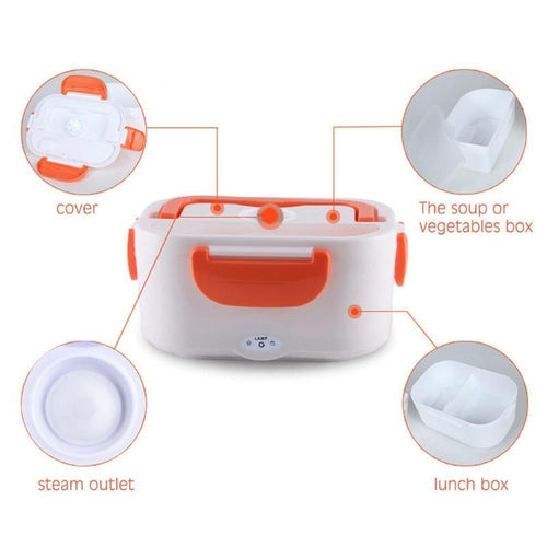 Scaldavivande Termico Porta Alimenti Cibo Elettrico Lunch Box Portatile 220V - Offershop.it