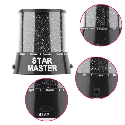 Image of Proiettore Lampada Luci Led Effetto Cielo Stellato Stelle Star Master - Offershop.it