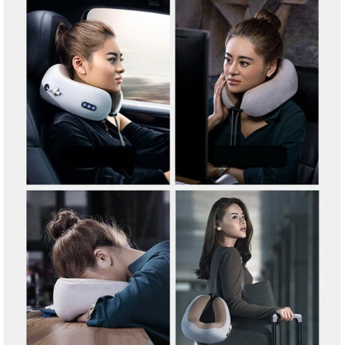 Cuscino Massaggio Collo Cervicale Supporto Massaggiante Massaggiatore - Offershop.it