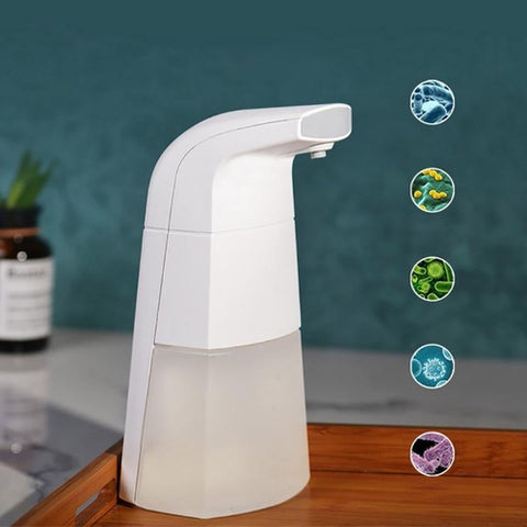 Image of Dispencer Sapone Automatico 300ml Dosatore Erogatore Infrarossi Fotocellula - Offershop.it