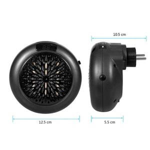 Mini Stufa Elettrica Portatile Tonda 900W Display Led Regolabile 15/32 gradi - Offershop.it
