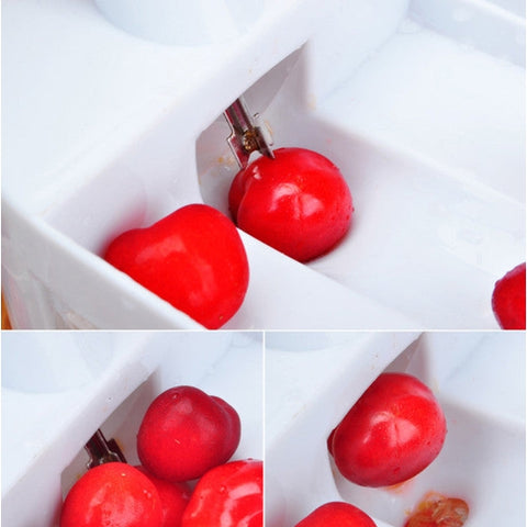 Image of Snocciolatore Denocciolatore Levanoccioli Snocciola Ciliegie Olive Amarene - Offershop.it