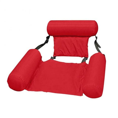 Image of Sedia Sdraio Gonfiabile Galleggiante Mare Piscina Lago Pieghevole Relax - Offershop.it