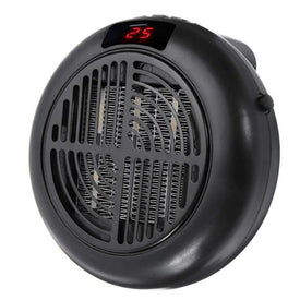 Mini Stufa Elettrica Portatile Tonda 900W Display Led Regolabile 15/32 gradi - Offershop.it