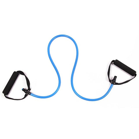 Image of Cavo Elastico Resistenza Fitness Esercizi Ginnastica Maniglia Palestra Casa - Offershop.it