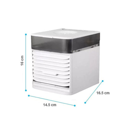 Image of Mini Condizionatore Portatile 3 in 1 USB Serbatoio Acqua Filtro Luci Led - Offershop.it
