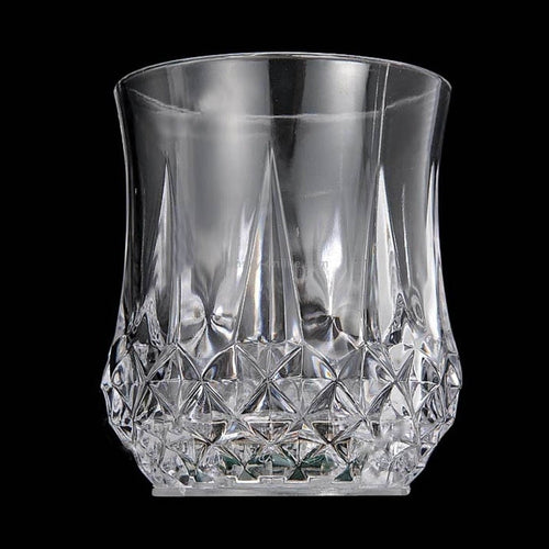 Bicchiere Illuminato LED Induzione Colori Arcobaleno Plexiglass Acqua Drink - Offershop.it