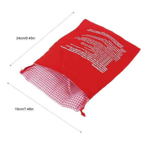 Sacco Cuoci Cucina Patate Sacchetto Forno Microonde Pane Mais Riutilizzabile - Offershop.it