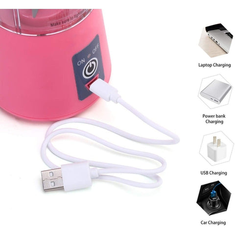 Image of Frullatore Spremiagrumi Elettrico USB Portatile Senza Fili Ricaricabile - Offershop.it