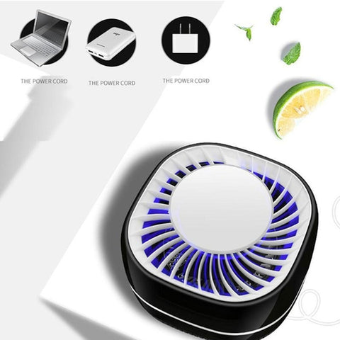 Image of Lampada Anti Zanzare Insetti USB Luce LED UV Viola Zanzariera Elettrica - Offershop.it